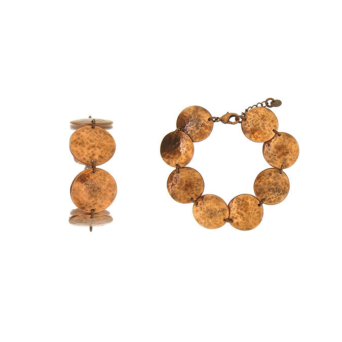 Copper Hammered Bracelet - The Nancy Smillie Shop - Art, Jewellery & Designer Gifts Glasgow