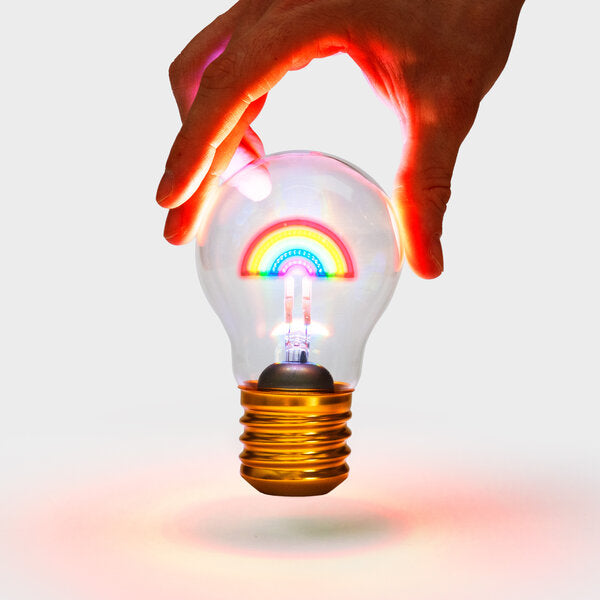Cordless Rainbow Lightbulb - Gifts For Him - Scotland