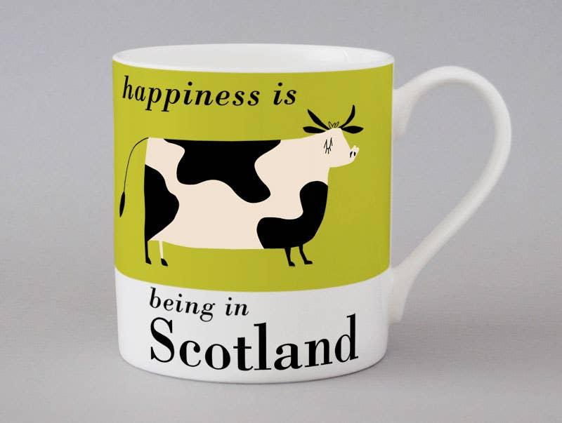 Country & Coast Mugs Scotland: Cycling | Green - Scotland
