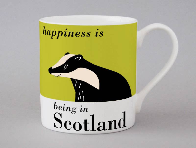Country & Coast Mugs Scotland: Cycling | Green - Scotland