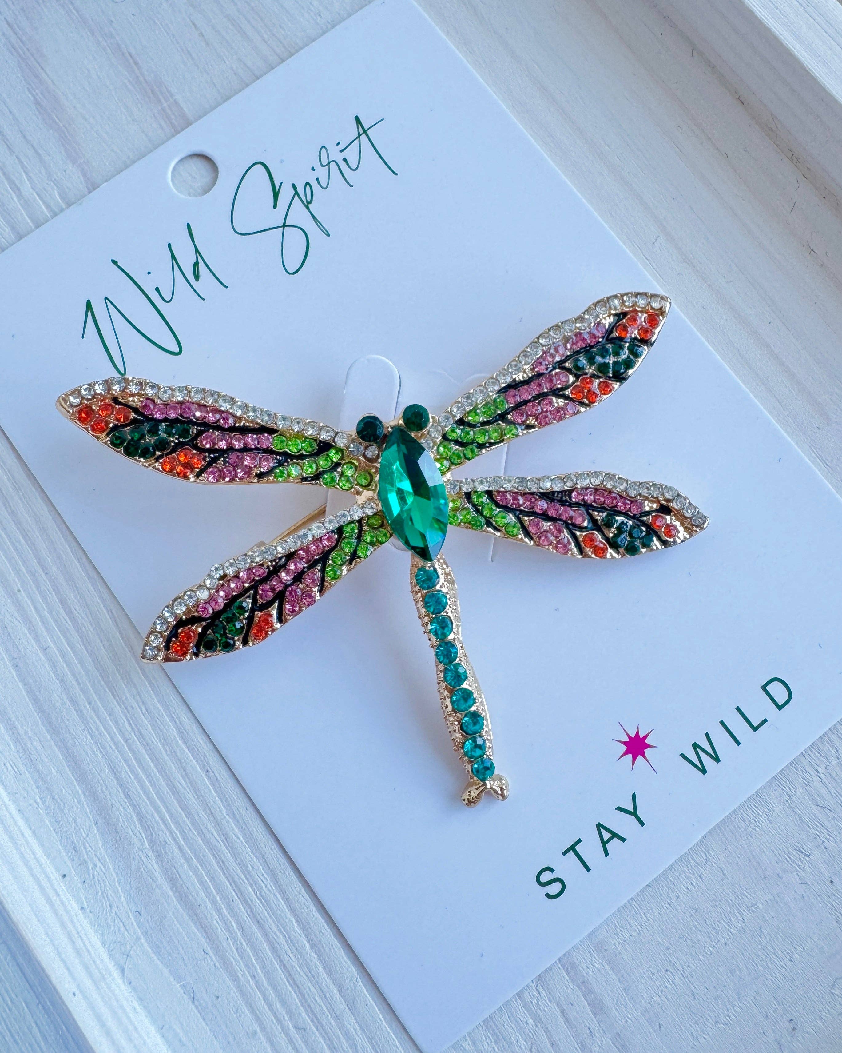 Tropical Dragonfly Brooch