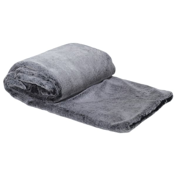 Dark Grey Faux Fur Throw - The Nancy Smillie Shop - Art, Jewellery & Designer Gifts Glasgow