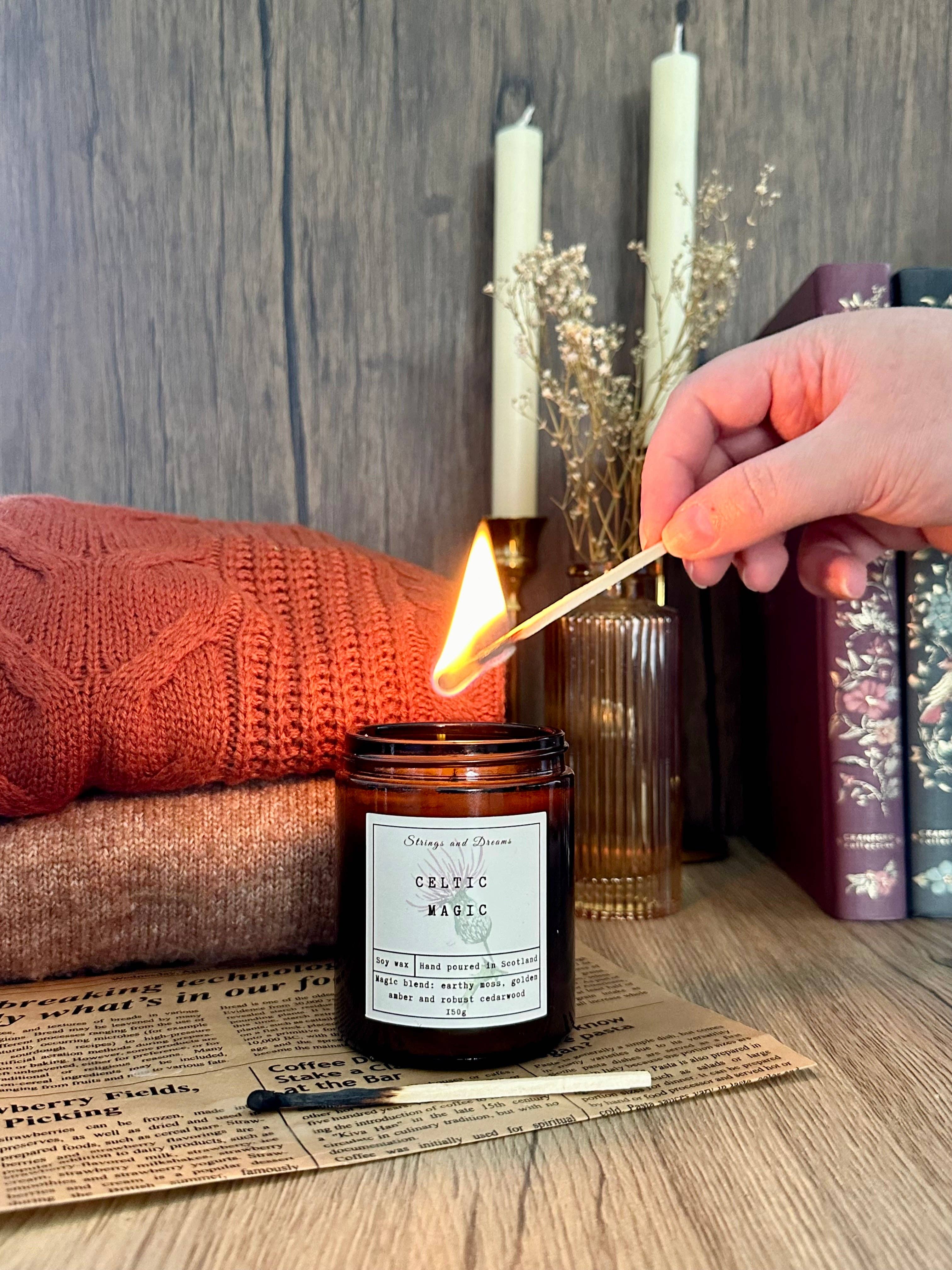 Celtic Magic soy wax candle