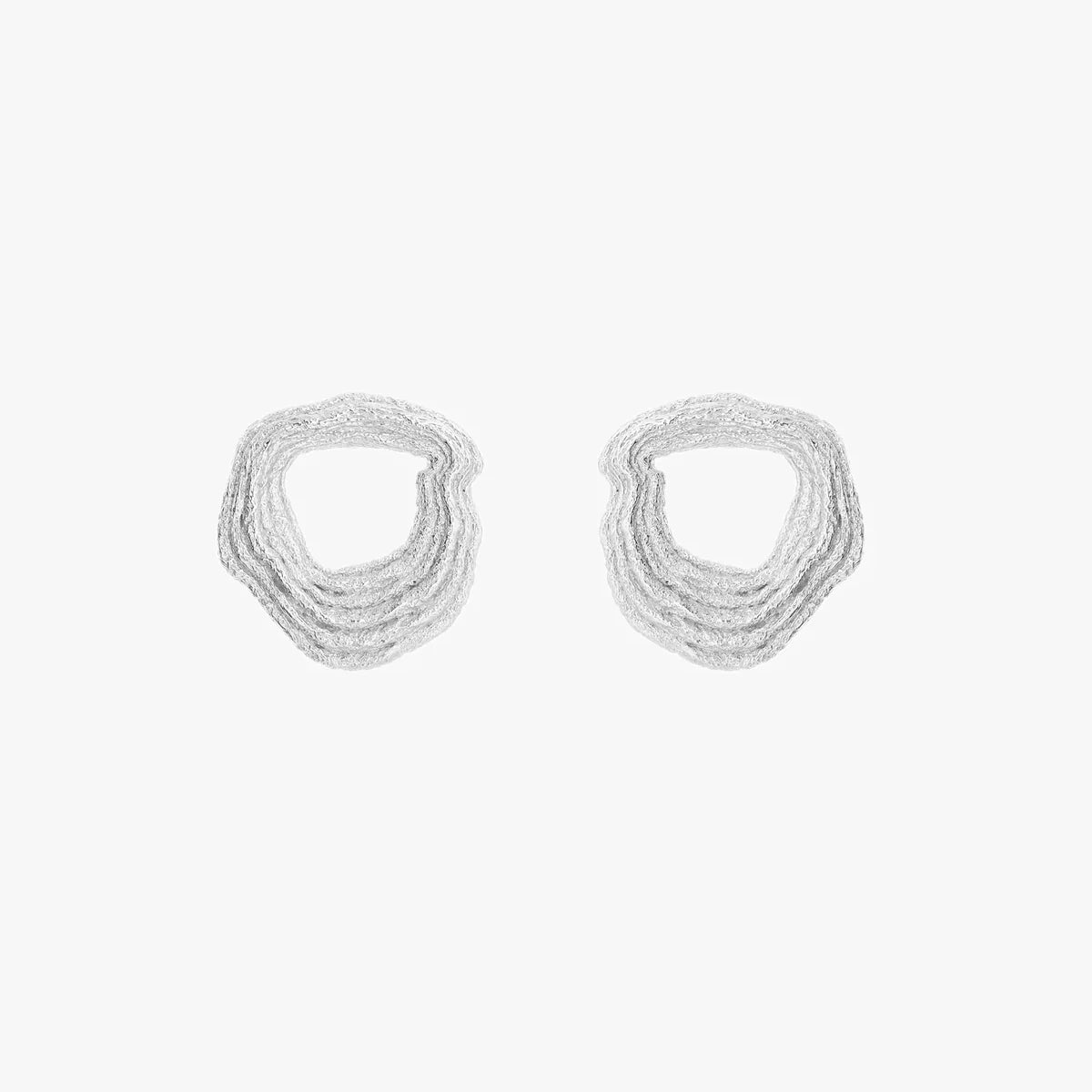 Dusk Earrings Silver | The Nancy Smillie Shop - Art, Jewellery & Designer Gifts Glasgow Scotland