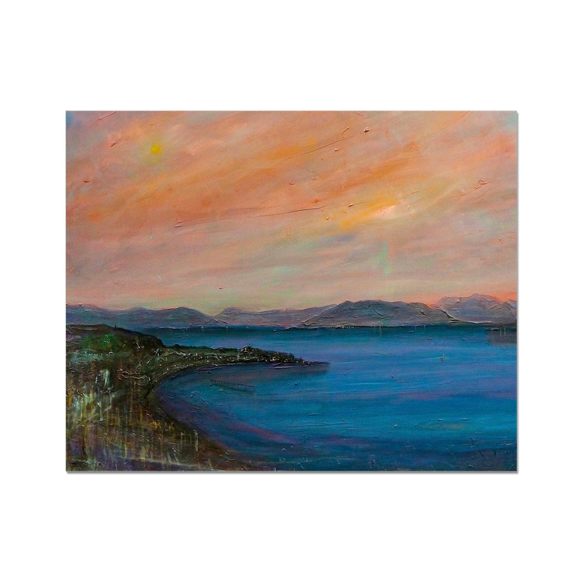 Dusk Over Gourock Artist Proof Collector Print - All Art Prints - Scotland
