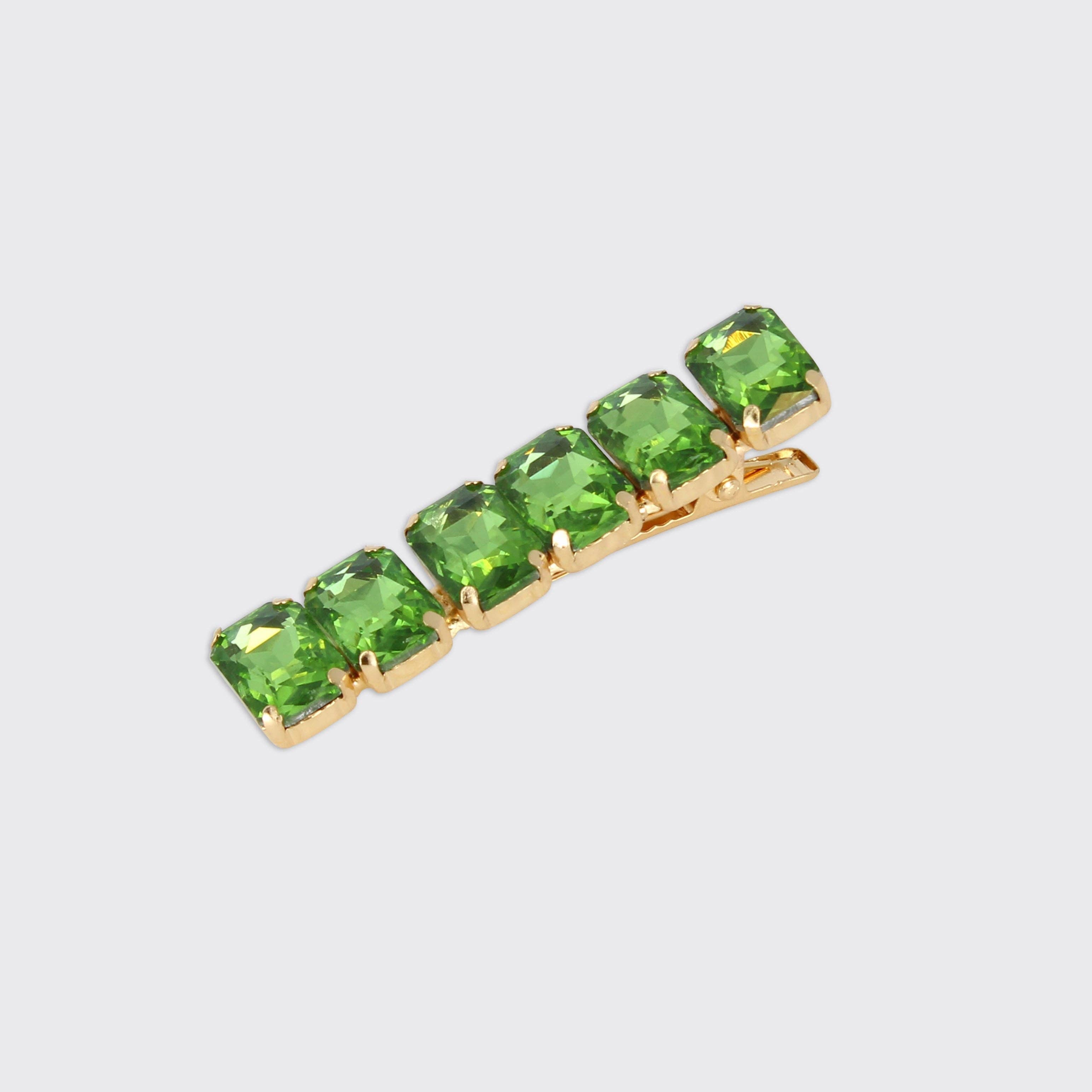 Emerald Jewelled Hair Clip: Cherry Red - Gifts Under £10 - Scotland