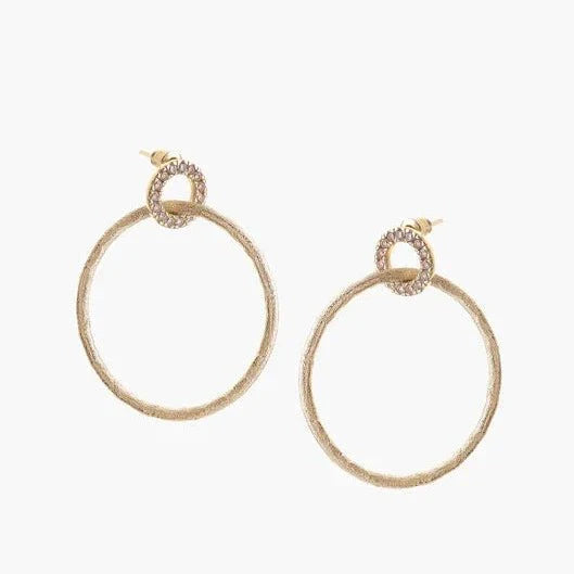Enchant Earrings Gold - The Nancy Smillie Shop - Art, Jewellery & Designer Gifts Glasgow