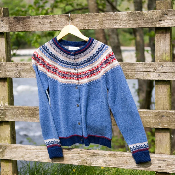 Blue Alpine Short Cardigan - Medium