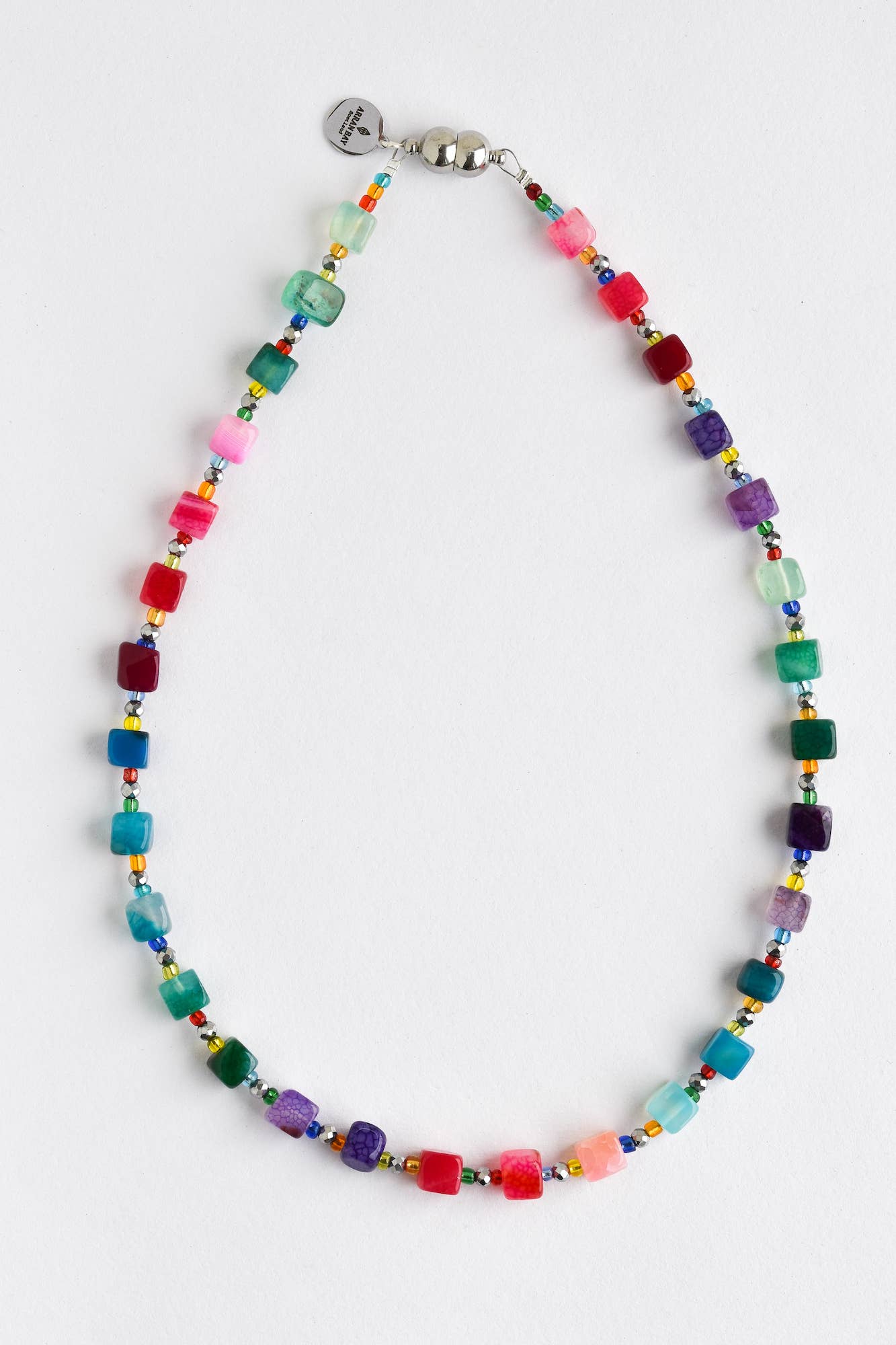 Muti coloured Agate Necklace