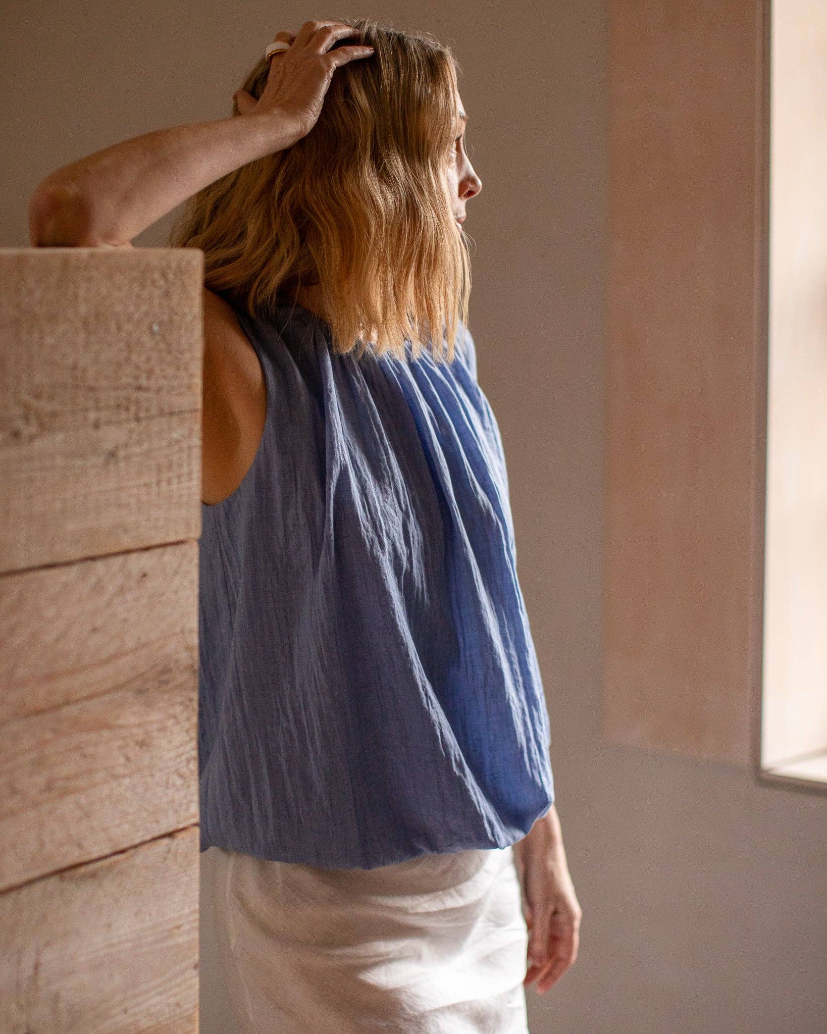 Ruth Top | Sky Blue