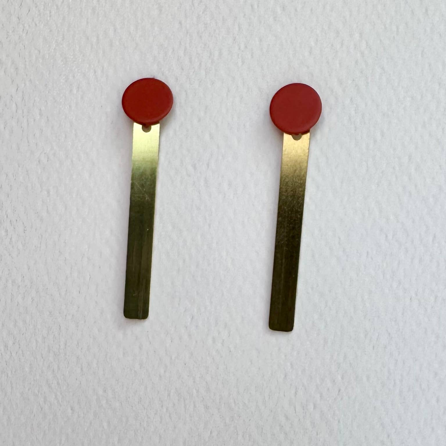 Bauhaus Collection | Line Earrings | BH016: Black