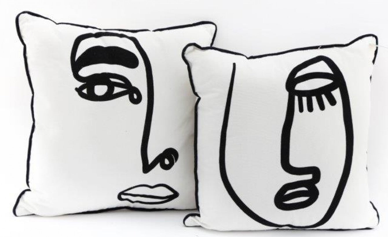 Face Cushion - The Nancy Smillie Shop - Art, Jewellery & Designer Gifts Glasgow