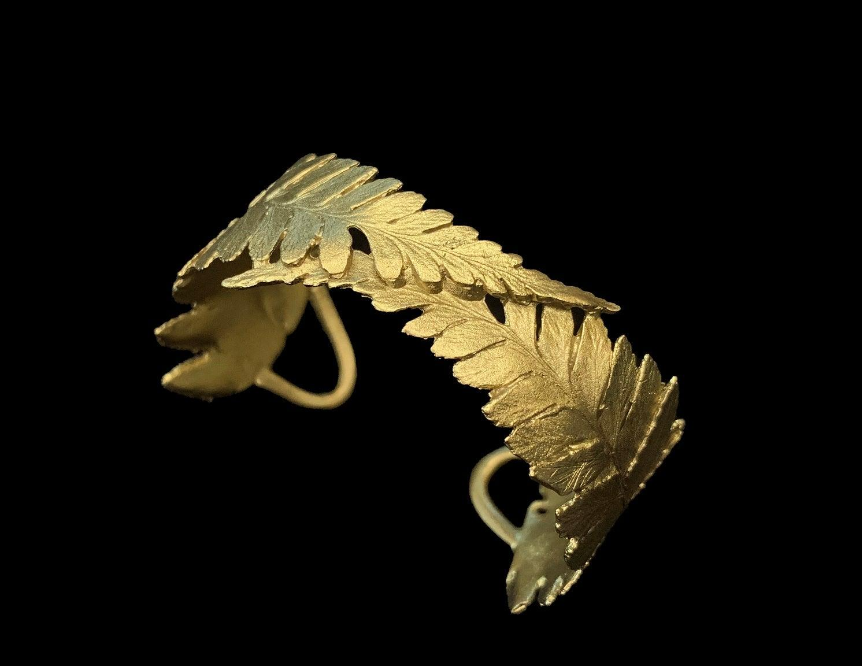 Fern Cuff Bracelet | The Nancy Smillie Shop - Art, Jewellery & Designer Gifts Glasgow Scotland