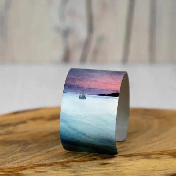 Fishing the Minch Bangle - The Nancy Smillie Shop - Art, Jewellery & Designer Gifts Glasgow
