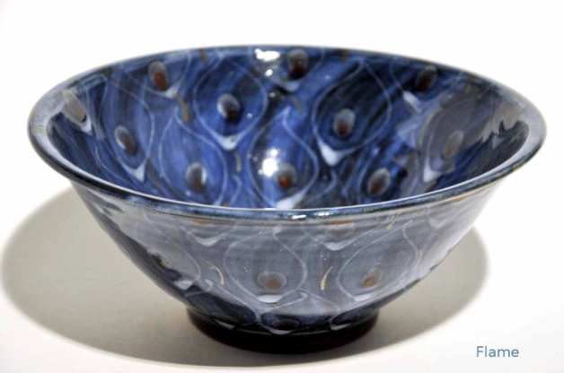 Flame Medium Bowl - The Nancy Smillie Shop - Art, Jewellery & Designer Gifts Glasgow