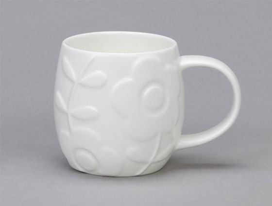 Flower Plum Mug - The Nancy Smillie Shop - Art, Jewellery & Designer Gifts Glasgow