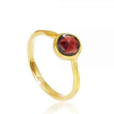 Garnet Ring - The Nancy Smillie Shop - Art, Jewellery & Designer Gifts Glasgow