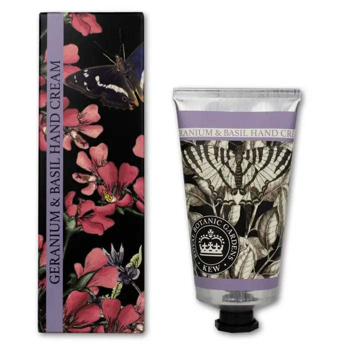 Geranium & Basil Hand Cream - Gifts - Scotland
