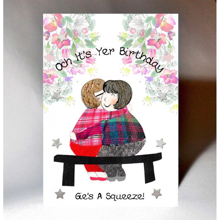 Gies A Wee Squeeze Card - The Nancy Smillie Shop - Art, Jewellery & Designer Gifts Glasgow