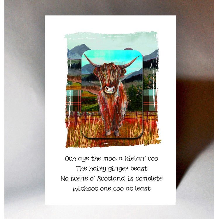 Ginger Beast Fridge Magnet Card - The Nancy Smillie Shop - Art, Jewellery & Designer Gifts Glasgow