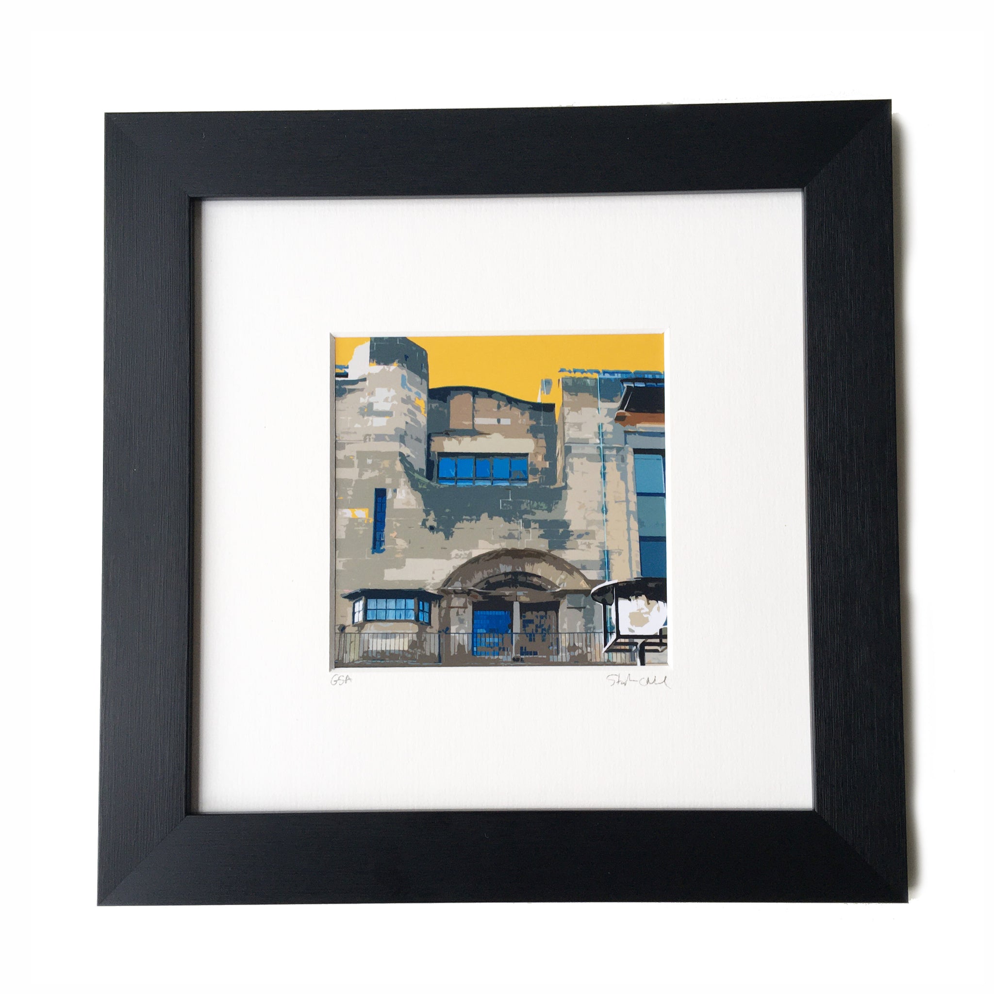 Glasgow School of Art Framed - The Nancy Smillie Shop - Art, Jewellery & Designer Gifts Glasgow