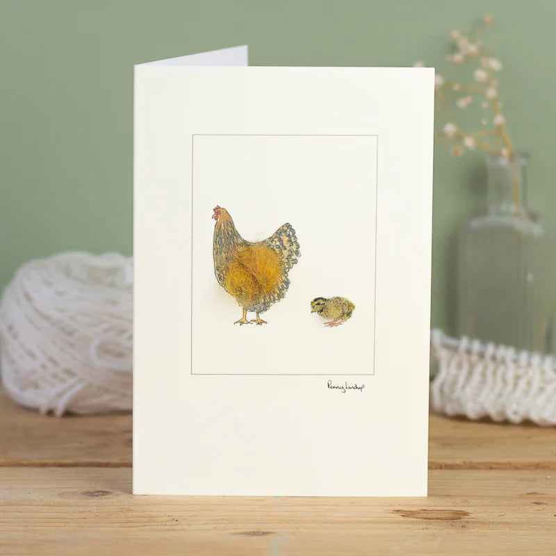 gold laced wyandotte and chick card - All our cards! - we can send them for you. - Scotland