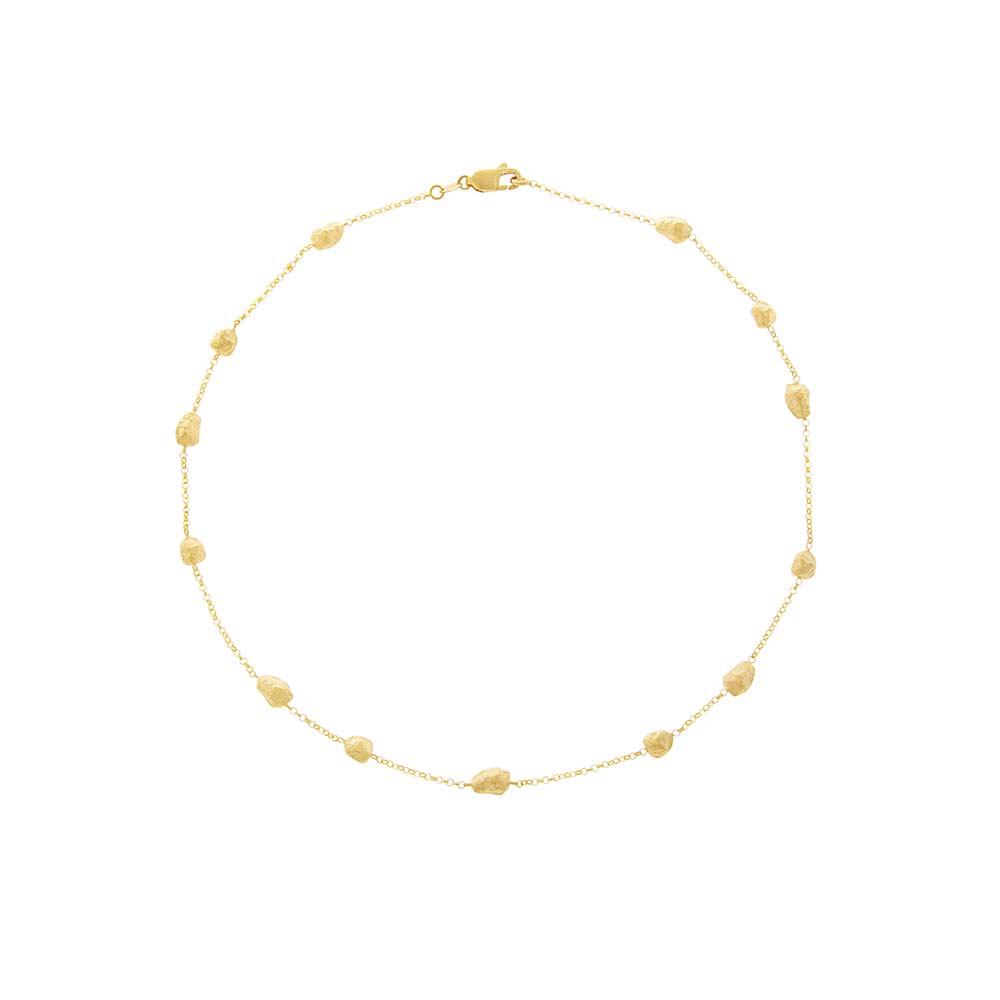 Gold Nugget Necklace - The Nancy Smillie Shop - Art, Jewellery & Designer Gifts Glasgow