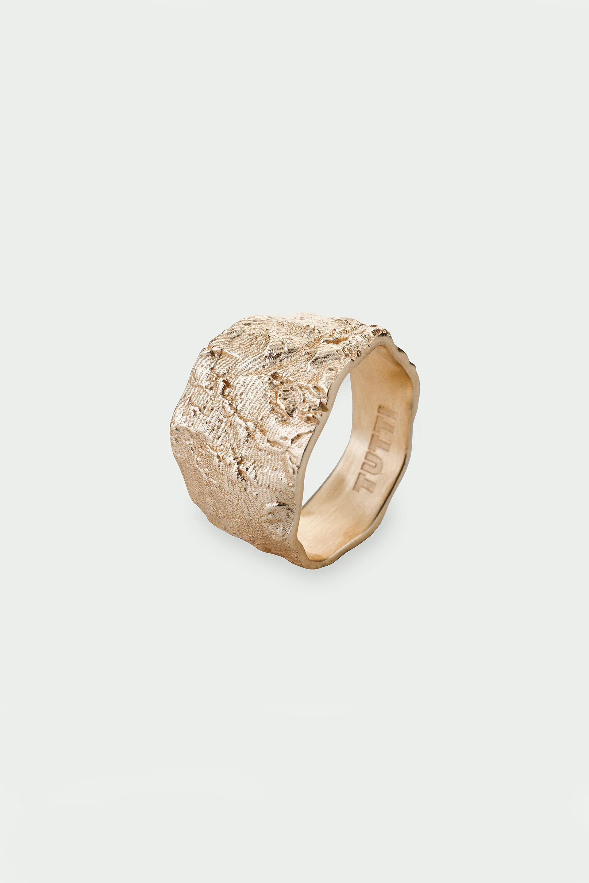 Gold Revere Ring L - Jewellery - Scotland