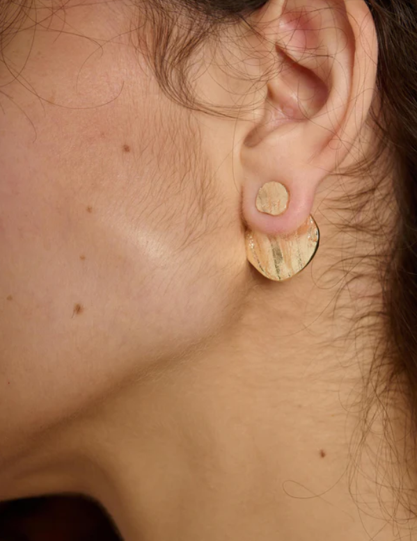 Gold Riva Earrings - Jewellery - Scotland