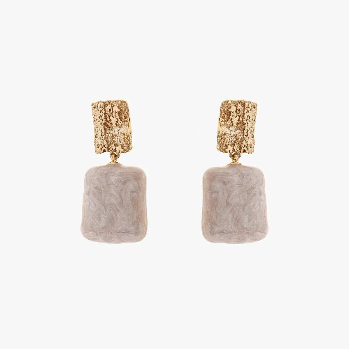 Gold Tranquil Earrings - Jewellery - Scotland