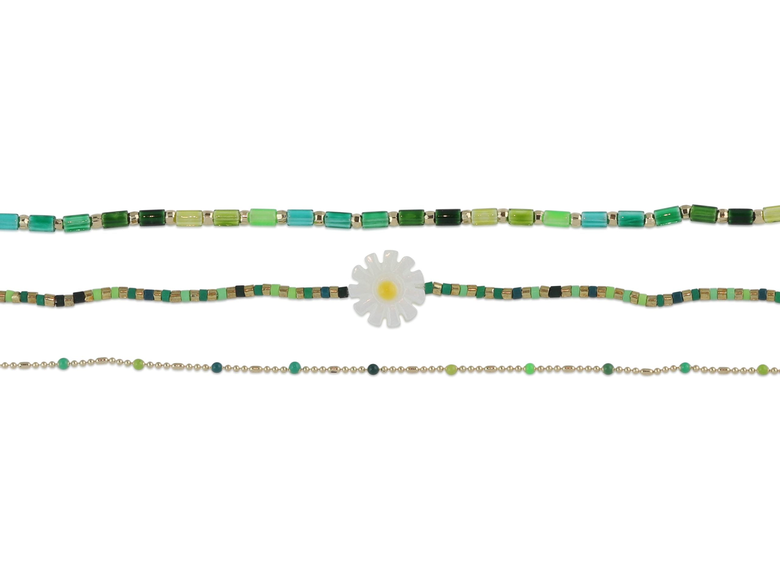 Green Cressida Bracelets - The Nancy Smillie Shop - Art, Jewellery & Designer Gifts Glasgow