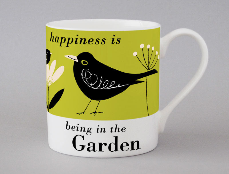 Green Garden Mug - The Nancy Smillie Shop - Art, Jewellery & Designer Gifts Glasgow