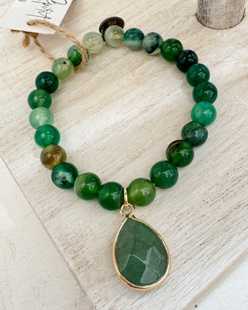 Green Spirit Stone Bracelet - Jewellery - Scotland
