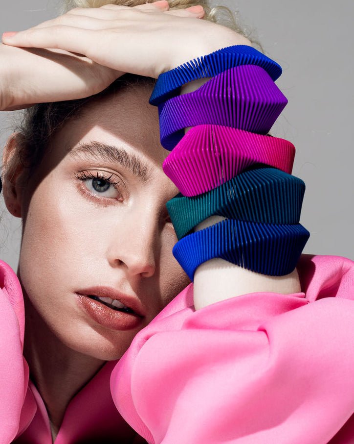 Green Tri Bangle - The Nancy Smillie Shop - Art, Jewellery & Designer Gifts Glasgow