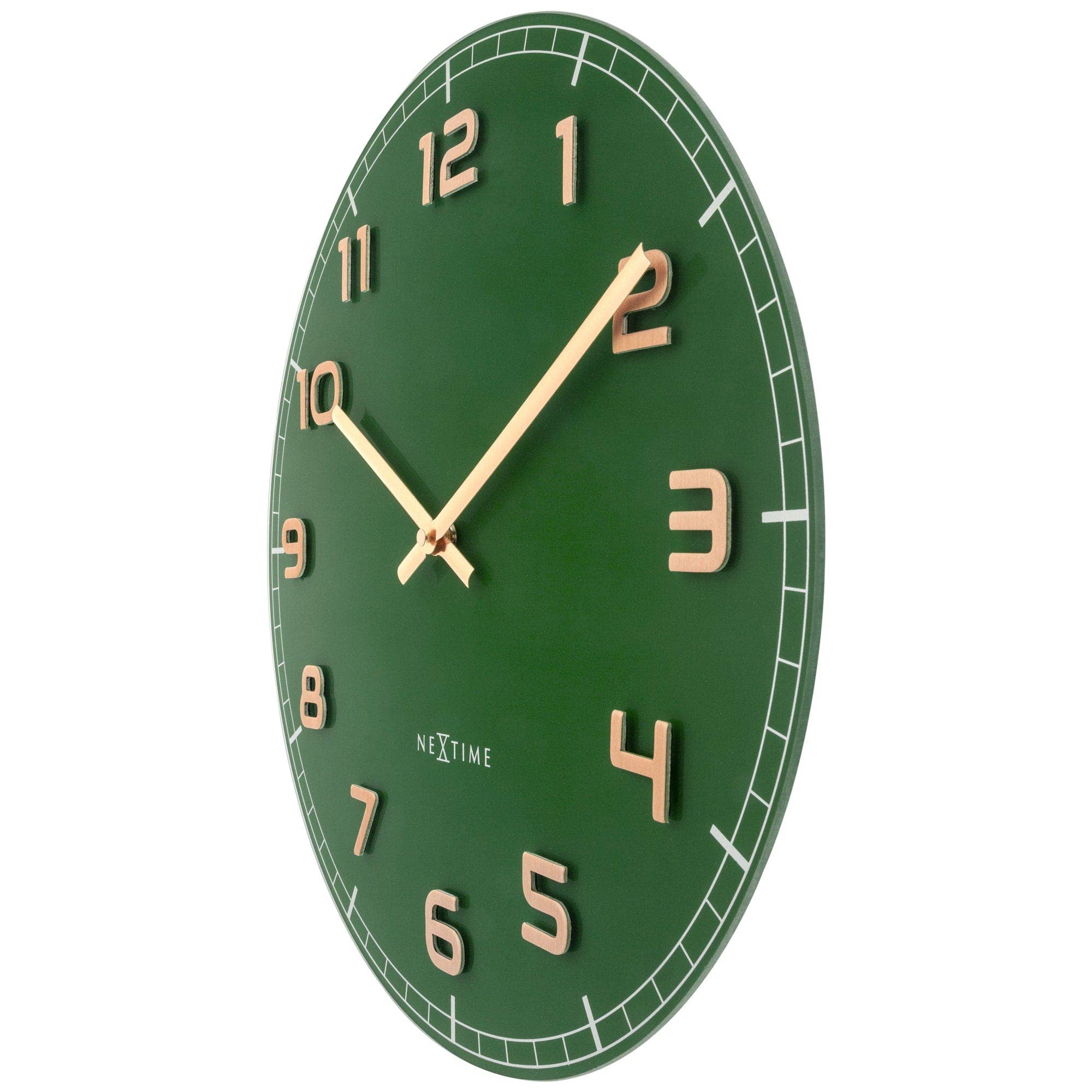 Green Wall clock 40cm - All House & Home - Scotland