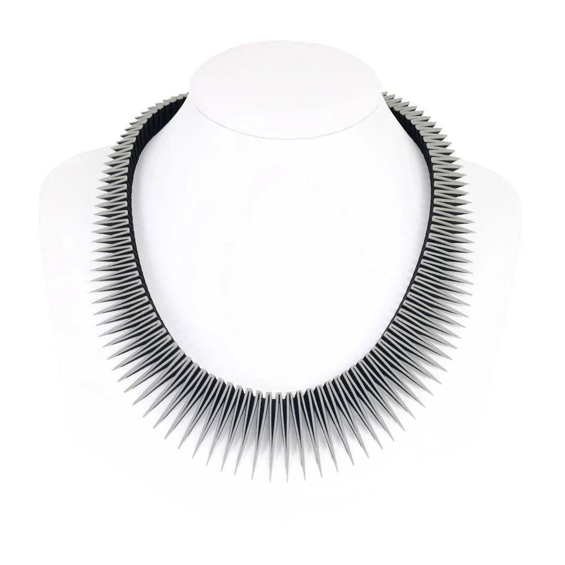 Grey on Black Serpent Necklace - The Nancy Smillie Shop - Art, Jewellery & Designer Gifts Glasgow