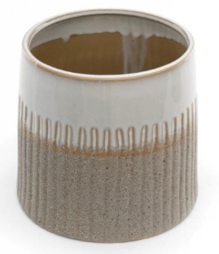 Grey Sandstone Planter 16.5cm - The Nancy Smillie Shop - Art, Jewellery & Designer Gifts Glasgow