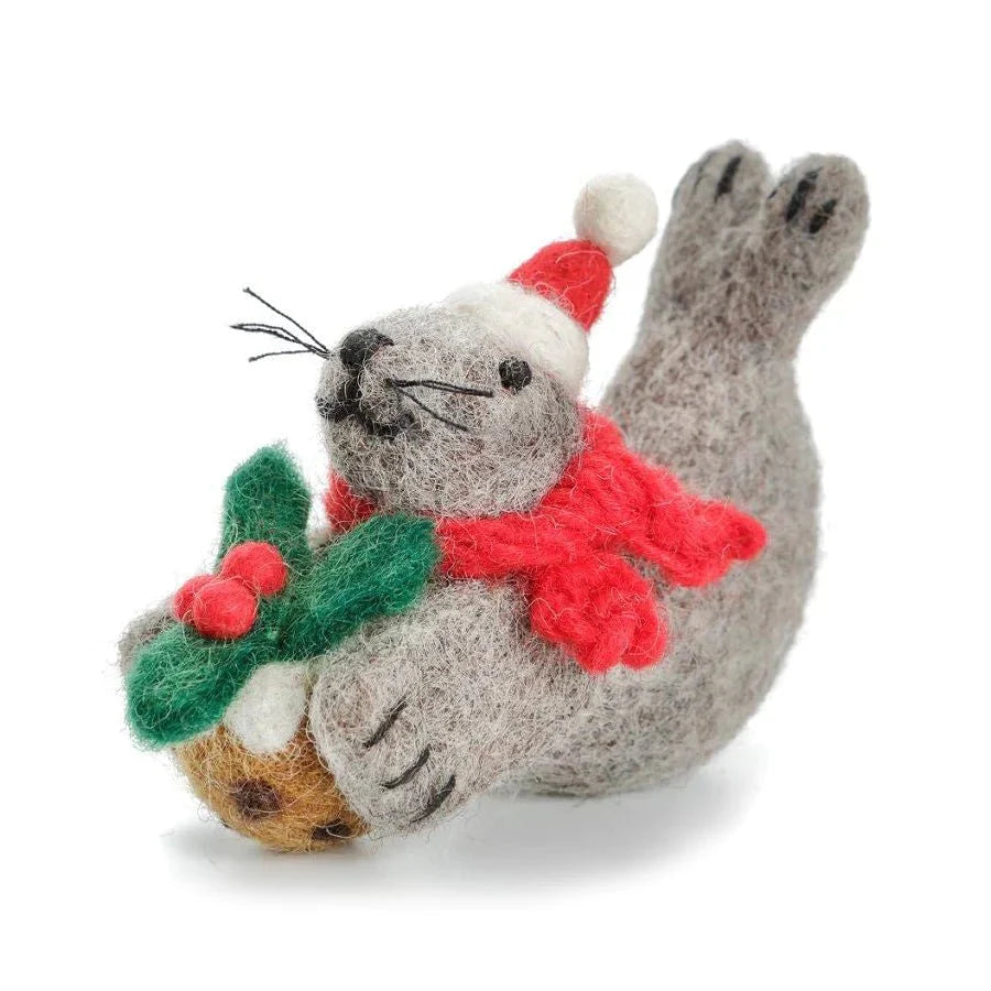 Grey Seal Decoration - The Nancy Smillie Shop - Art, Jewellery & Designer Gifts Glasgow