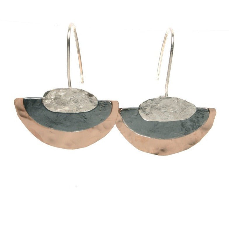 Half Moon Earrings - The Nancy Smillie Shop - Art, Jewellery & Designer Gifts Glasgow