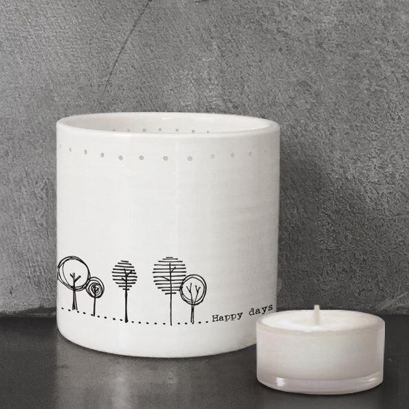 Happy Days.. Tealight Holder - The Nancy Smillie Shop - Art, Jewellery & Designer Gifts Glasgow