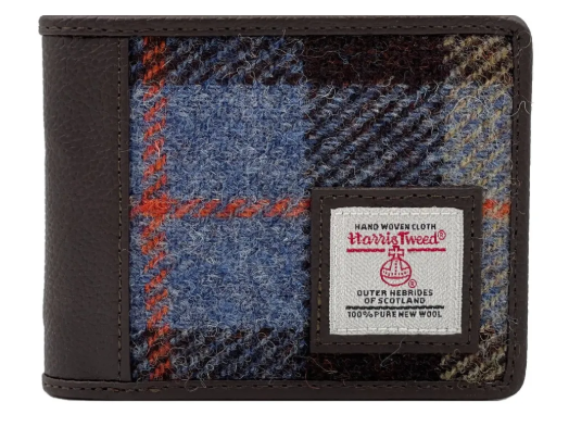 Harris Tweed Bifold Wallet - Reversible Clutch Shoulder Camera - Bags of Bags! - Scotland