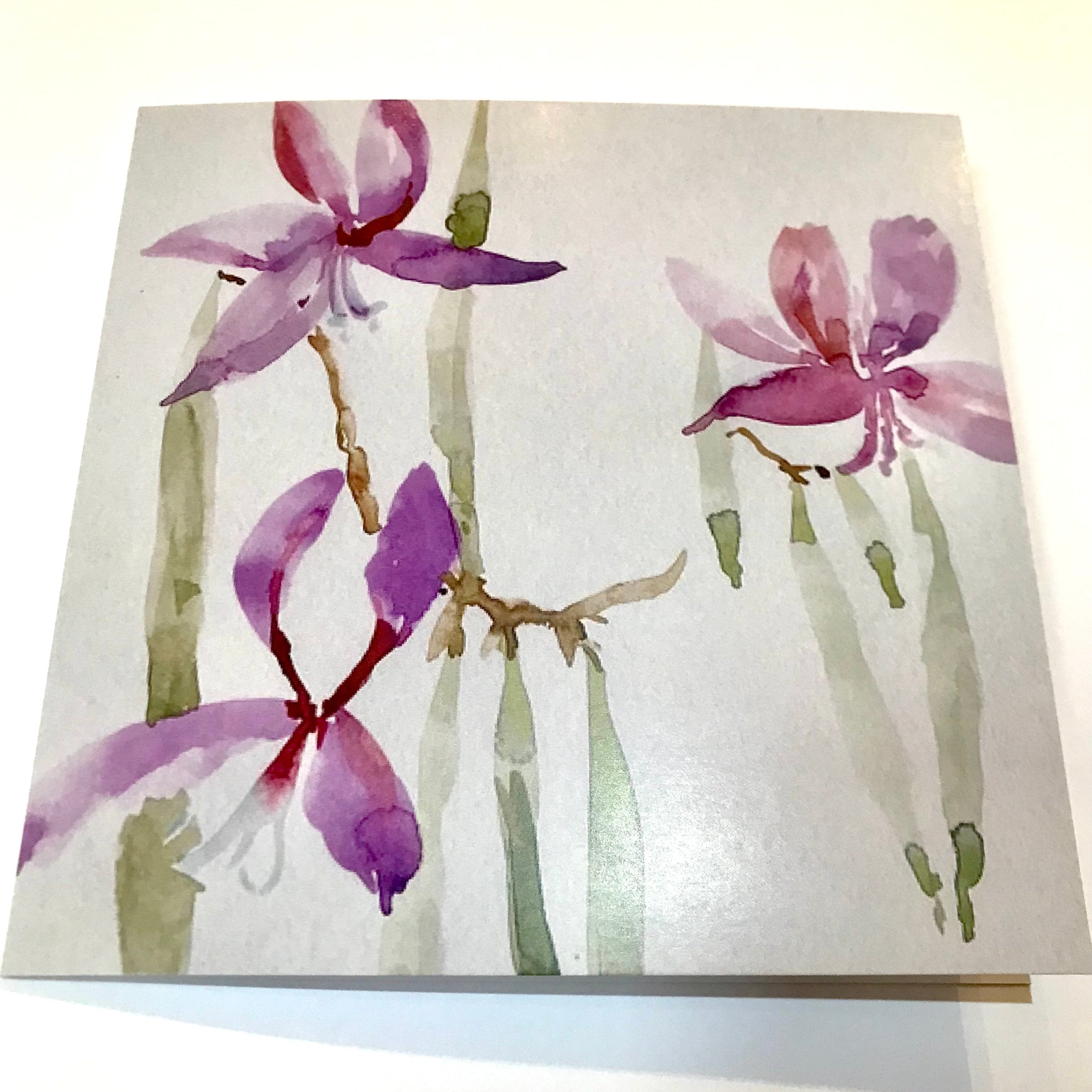 Hibiscus Pack of 4 Cards | The Nancy Smillie Shop - Art, Jewellery & Designer Gifts Glasgow Scotland