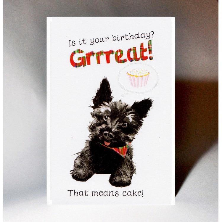 Hopeful Doggy Card - The Nancy Smillie Shop - Art, Jewellery & Designer Gifts Glasgow