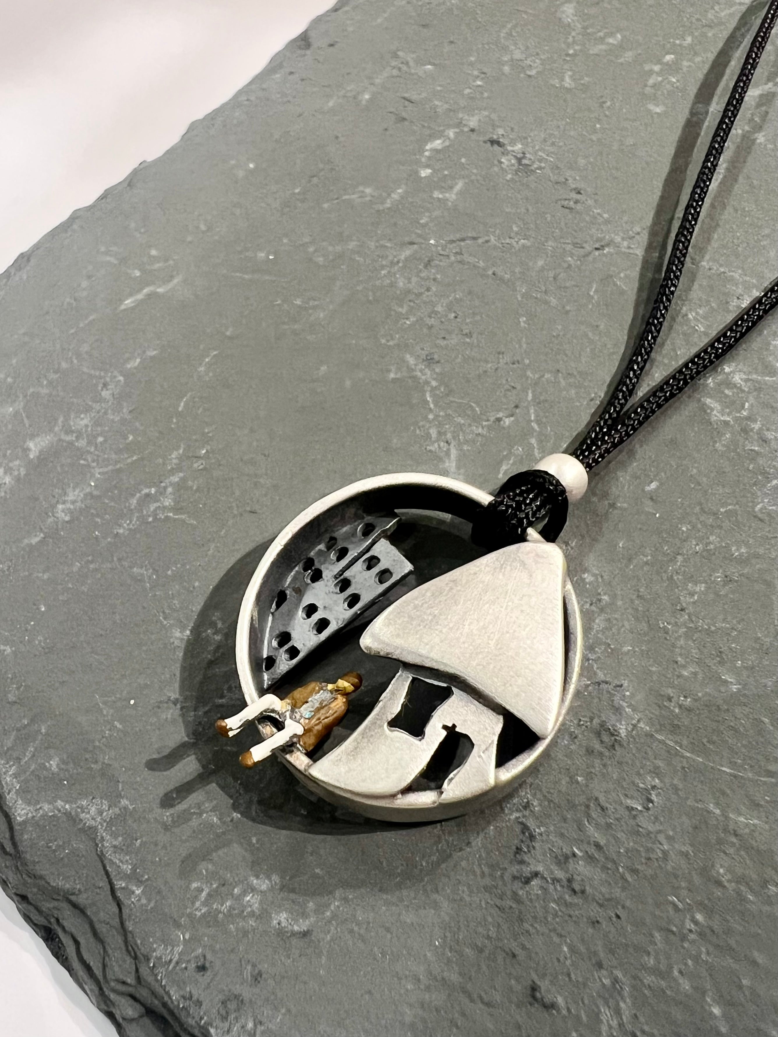 House & Man Necklace - Jewellery - Scotland
