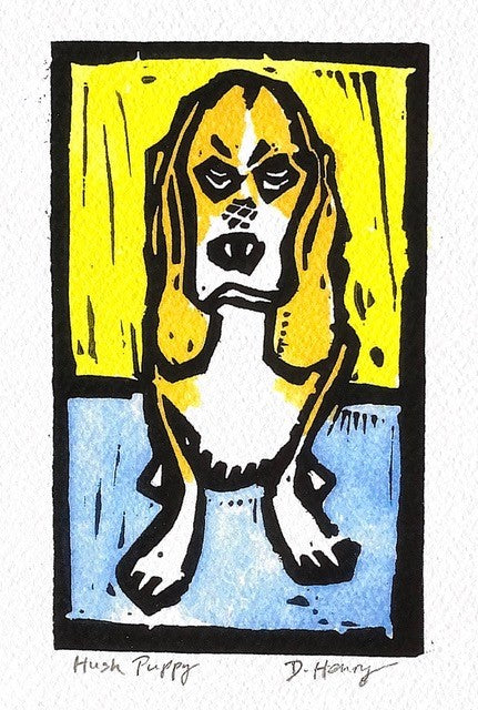 Hush Puppy Print - The Nancy Smillie Shop - Art, Jewellery & Designer Gifts Glasgow