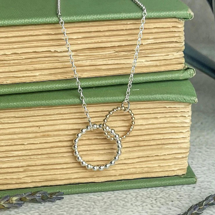 Interlinked Beaded Halo Necklace - The Nancy Smillie Shop - Art, Jewellery & Designer Gifts Glasgow