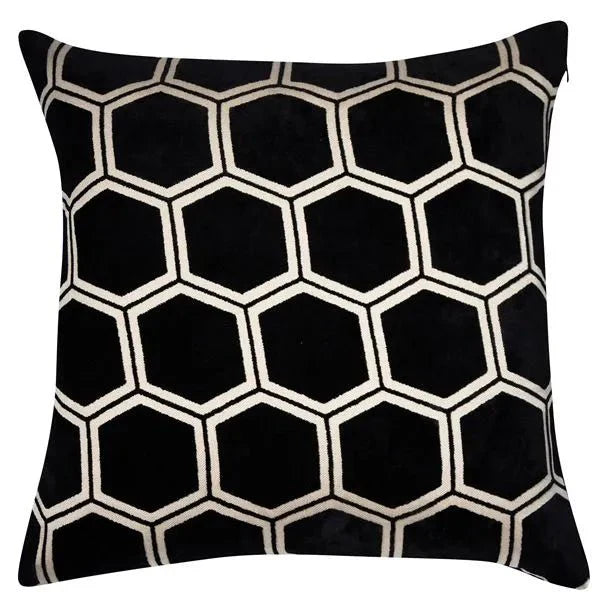 Ivor Black Cushion - The Nancy Smillie Shop - Art, Jewellery & Designer Gifts Glasgow