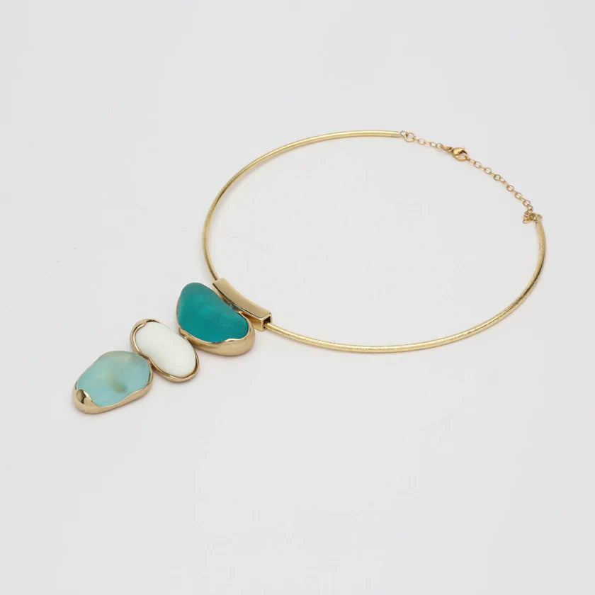 Ivory Resin Necklace - Jewellery - Scotland