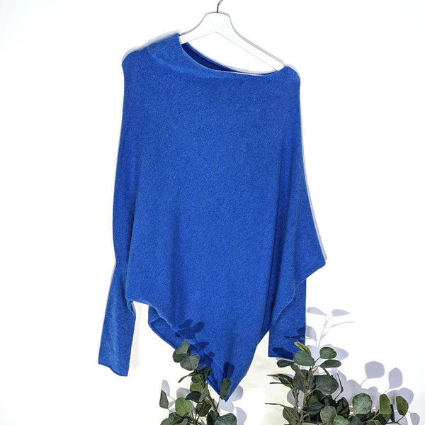 Jean Blue Skewed Design Jumper - Clothing - Scotland