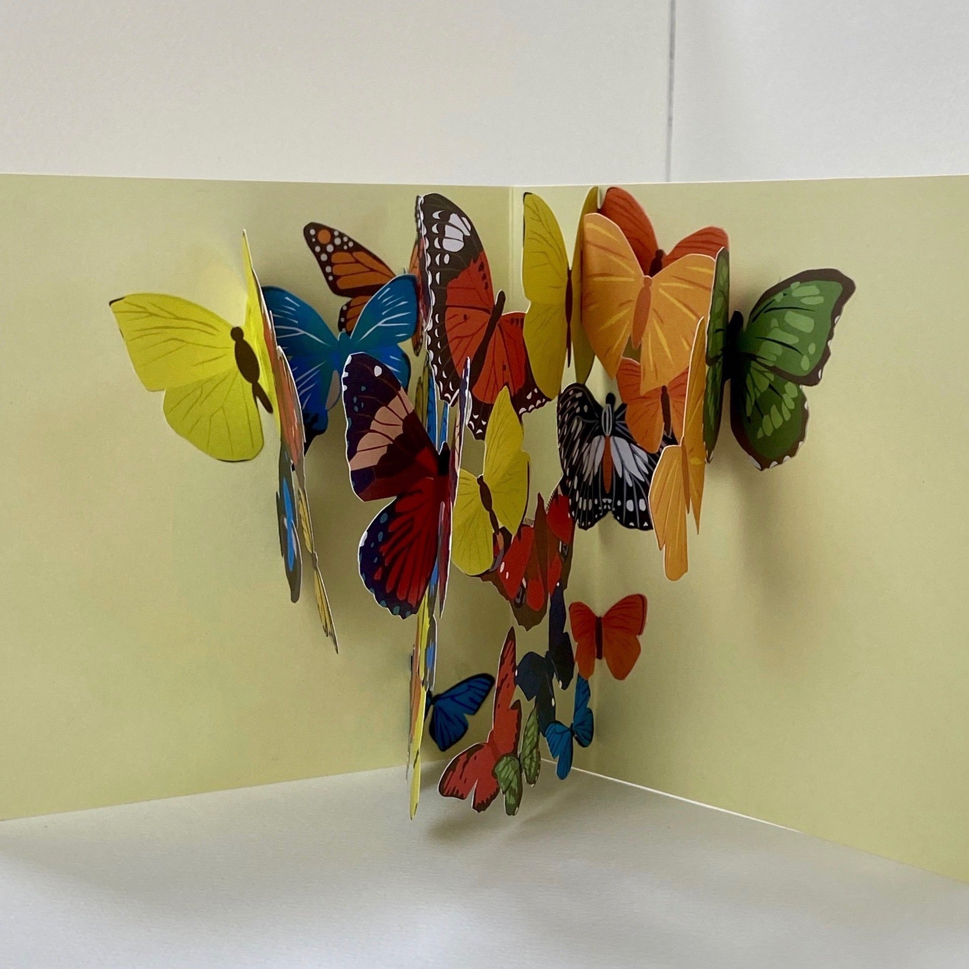 Kaleidoscope Pop Up Card Many Butterflies - The Nancy Smillie Shop - Art, Jewellery & Designer Gifts Glasgow